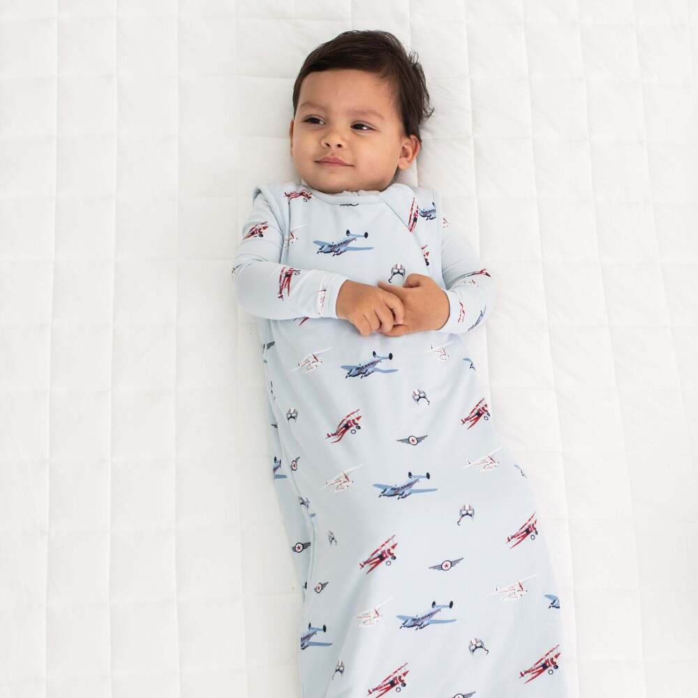 Kyte Baby Sleep Bag in Vintage Planes 1.0 Size MVintage Planes / M